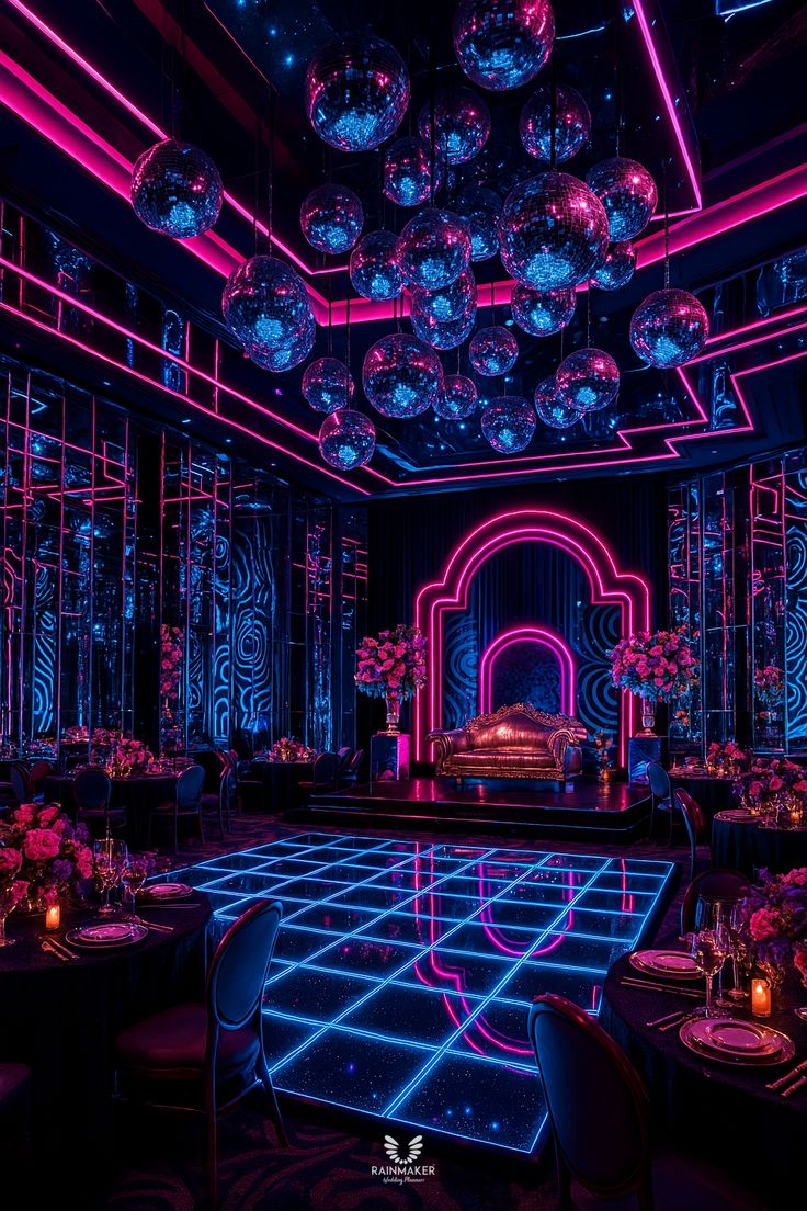 Disco Glam Wedding Decor – Where Retro Vibes Meet Modern Magic
